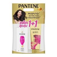 ราคา (แชมพู+3 มินิท) PANTENE HAIR FALL CONTROL SHAMPOO&CONDITIONER แพนทีน แชมพู แฮร์ฟอลคอนโทรล 380 มล. + 3 มินิท มิราเคิล ไบโ (22138181633)