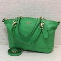 ราคา Coach พัดใหญ่สีเขียว (661962956)