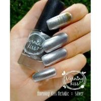 ราคา สีทาเล็บ Morning kiss สี(เมทัลลิก)Silver (170795644)