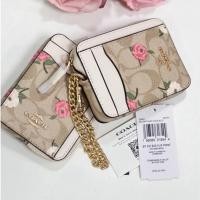 ราคา พร้อมส่ง แท้100% COACH ZIP CARD CASE ใส่บัตรใส่เหรียญ (29813225657)