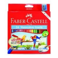 ราคา ดินสอสีไม้ระบายน้ำ 24 สี Faber Castell สีไม้ระบายน้ำ ดินสอสี (จำนวน 1 กล่อง) (18453267085)