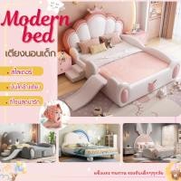 ราคา เตียง เตียงนอน เตียงเด็ก (ไม่รวมที่นอน no mattresses.) มีบันได สไลเดอร์ Modern princess style bed. (27810494858)