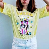 ราคา เสื้อ Oversize // สกรีนลาย 3 มิติ PopUnicorn (3803898138)