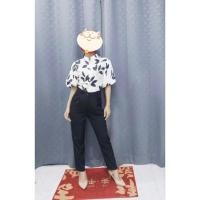 ราคา เสื้อแขนตุ๊กตา เสื้อทำงาน เสื้อคอจีน (23240687074)