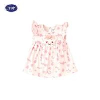 ราคา ENFANT (อองฟองต์) ชุดกระโปรงแขนระบาย สำหรับเด็กอายุ 6-12 เดือน คอลเลกชั่น หมีซัมเมอร์ ผ้าคอตตอนแท้ สีชมพู (25122916509)