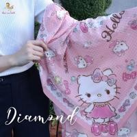 ราคา ส่งฟรี! น่ารัก ราคาโดนใจ Kiss Me Doll ฮัลโลคิตตี้ Hello Kitty 100 x 100 cm ผ้าพันคอ ผ้าคลุมไหล่ พร้อมถุงผ้าและถุงกระดาษ (14486334067)