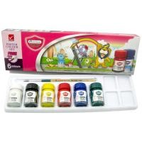 ราคา สีโปสเตอร์ 6 สี มาสเตอร์อาร์ต สีจิตรกรน้อย แถมฟรี พุ๋กัน 1 ด้าม (666880385)