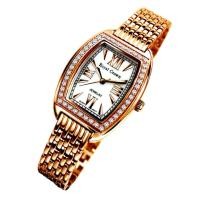 ราคา Royal Crown นาฬิกาข้อมือผู้หญิง สายสแตนเลสชุบทอง ประดับเพชร cz อย่างดี รุ่น 6304-SSL (สี Pink Gold) (5060563766)