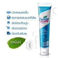 ราคา ยาสีฟันสมุนไพรสกัด เดนตาเมท Dentamate ขนาด 18 กรัม / 40 กรัม / 100 กรัม ลดคราบหินปูน คราบชากาแฟ (10701909766)