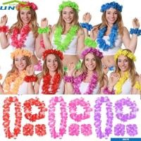 ราคา Uniis 4 ชิ้น / เซต สร้อยคอ ดอกไม้ฮาวาย คุณภาพสูง ชายหาด แฟนซี ชุดแต่งงาน ตกแต่ง (25522261836)