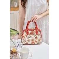 ราคา Henneybear - H1180 กระเป๋าถือ กระเป๋าสะพายข้าง ลาย Cupcake อะไหล่สี Rose gold สุดพรีเมี่ยม CO (25328536221)