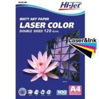 ราคา กระดาษเลเซอร์ A4 120แกรม (100แผ่น) ผิวด้าน HI-JET HL124-100 (4652324045)