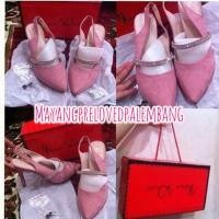 ราคา Preloved รองเท้าส้นสูง สีชมพู Nine west Uk 39 (17727562306)