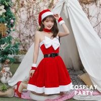 ราคา พร้อมส่งจาก กทม ขุดแซนตี้ แซนตี้น่ารัก ชุดซานต้า ชุดคริสมาตส์ ชุดแซนตี้สวยๆ (25702623509)