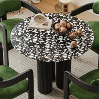 ราคา Wuxury Furniture โต๊ะทานข้าว โต๊ะกินข้าวทรงกลม TOPหินอ่อน นำเข้า ส่งฟรี (25588039857)