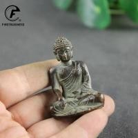 ราคา Exquisite Pure Copper Buddha Ornaments Trumpet Home Decoration Shakyamuni Brass Car Statues Bronze Buddha Figurines Gift (28113526648)