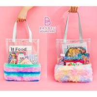 ราคา กระเป๋าสะพายใส ขนนุ่ม Bentoy (A) (7700911265)