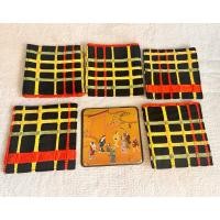 ราคา ผ้ารองแก้ว ผ้าฝ้ายทอมือ Japan hand made . (28901420751)