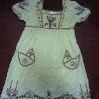 ราคา เดรสปักลายชนเผ่า (900423943)