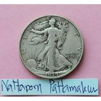 ราคา Walking Liberty Half Dollar ปี 1939-D (25854824926)
