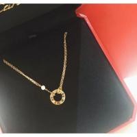 ราคา มือสอง - Cartier LOVE series 18K rose gold diamond necklace B7224509 in stock (25890126564)