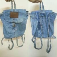 ราคา กระเป๋าเป้ ผ้ายีนส์ น่ารักๆ มือสอง มือสองสภาพดีมากก (2342737103)