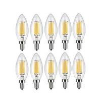 ราคา 10pcs E14 LED Bulb Filament Candle Lamp Chandelier Light AC220V C35 Edison Retro Antique Vintage Style Cold/Warm White 2 (28013664489)
