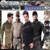 ราคา เสื้อคอมแบทเชิ้ต เชิ้ตทหาร เสื้อผ้ายืดโปโลแขนยาวทหารแขนยาว เสื้อผ้ายืดฝึกยุทธวิธีทหารแขนยาวเหมาะโจมตีต่อสู้ เนื้อผ้านาโน (20163336485)