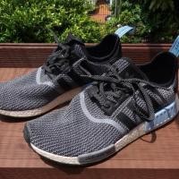 ราคา Adidas NMD R1 Black-Light Blue-Grey (1197426063)