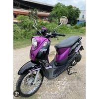 ราคา ชุดสี เฟรม Yamaha fino เก่า ฟีโน่ เก่า ฟีโน่ คาบู ปี 2007-2012 สีม่วงดำไอเฟล เกย์เดี่ยว 10 ชิ้น/เกย์แยก 9 ชิ้น สั่งทำ (21593385094)