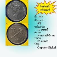 ราคา No.61376 ปี1987 FIJI ฟิจิ 10 Cents เหรียญสะสม เหรียญต่างประเทศ เหรียญเก่า หายาก ราคาถูก (23757923069)