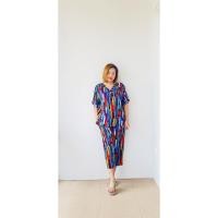 ราคา ชุดลำลอง ชุดนอน เซทเสื้อ+กางเกง5ส่วน (6481880534)