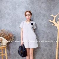 ราคา จั้มงานปักPlayboy ผ้ากำมะหยี่ (67262127)