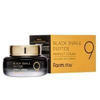 ราคา [FARM Stay] Black Snail & Peptide 9 Perfect Cream 55ml (28975053980)
