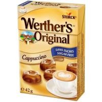 ราคา Werther Cappuccino Sugar Free 42g เวอร์เธอร์ลูกอมปราศจากน้ำตาลรสคาปูชิโน่ สินค้าเยอรมัน (10422650082)