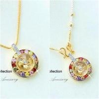 ราคา จี้กังหันแชกงหมิวพลอยนพเก้า พร้อมสร้อยคองานเกาหลี กังหันนำโชค ใส่เสริมสิริมงคลและแก้ปีชง (4803709556)