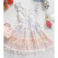 ราคา Liz lisa angel floral jsk dress ~ เดรสเอี๊ยมกระโปรงลายคิวปิด งานน่ารัก by Liz lisa (2180387742)