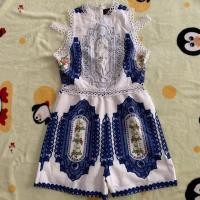 ราคา จั้มสั้นป้ายbellita ไซส์ M ใหม่มาก จั้มแจกันงานตามหา (6219563442)