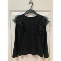 ราคา เสื้อยืดแขนยาวเด็กผู้หญิงH&M สีดำ 8-10Yearsขนาดรอบอกก่อนยืด 29 นิ้วความยาววัดจากไหล่ 19.5 นิ้ว(new) (26025695154)