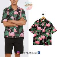 ราคา เสื้อฮาวาย Size 45” ลายนกฟามิงโก้ (28854518625)