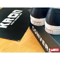 ราคา ลิขสิทธิ์แท้ 100% CONVERSE JACK PURCELL LEATHER OX BLACK แจ็คหนังแท้ สีดำ แฟชั่น (24906459731)