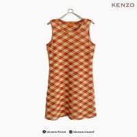 ราคา KENZO Vtg มินิเดรสแขนกุดตะข่ายมือสอง✔️ (16199297811)