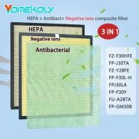 ราคา ไส้กรอง HEPA แบบเปลี่ยน สําหรับเครื่องฟอกอากาศ Sharp FZ-F30HFE FP-J30TA FZ-Y28FE FP-F30L-H FPJ30LA FP-F30Y FU-A28TA FP-GM30B FUA28EW FPF30LH FPGM30LB FPJ30LB Fpjm30L (21753044503)