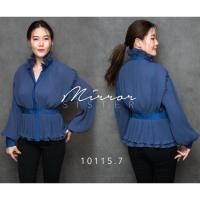 ราคา ส่งต่อ เสื้ออัดพลีทแขนยาวมือ 1 ค่ะ สวยมากๆค่ะ (20502158259)