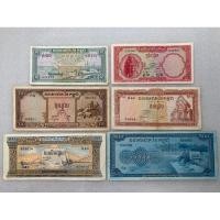 ราคา ธนบัตรรุ่นเก่าของประเทศกัมพูชา 1-100Riels ปี1956-1972 รวม6ใบ (29956375452)