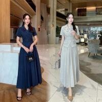 ราคา (พร้อมส่ง) Athena83 84 •Set เสื้อ+กระโปรง+เข็มขัด+เข็มกลัด Q.shop สวยแพง (29225024703)