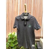 ราคา เสื้อโปโล CC double O Vintage โปโลสีเทา โลโก้เขียว ไซส์S,ยาว27,อก36,ไหล่15 เสื้อของแท้ มือ2 (27302200261)