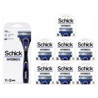 ราคา Schick Hydro 5 Razor Shaver 1-Body + 16-Blade, Safe Razor with Flip Trimmer for Men 's Musache Bear (28561001563)