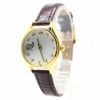 ราคา Aopol Watch (รัชกาลที่ ๙) สายหนังน้ำตาล ระบบเข็ม ตัวเรือนทอง หน้าปัดขาว(เลขไทย) (246565476)