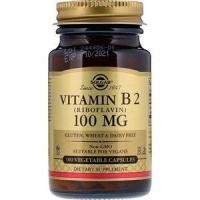 ราคา Solgar, Vitamin B2 (Riboflavin), 100 mg, 100 Vegetable Capsules (5904503368)